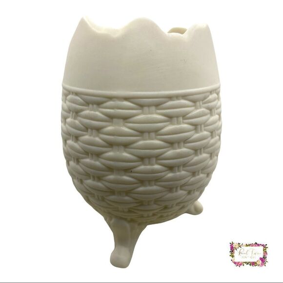 Vintage LEFTON China Floral Egg Vase Hand Painted Collectible - Picture 11 of 14